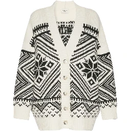 White Virgin Wool Cardigan