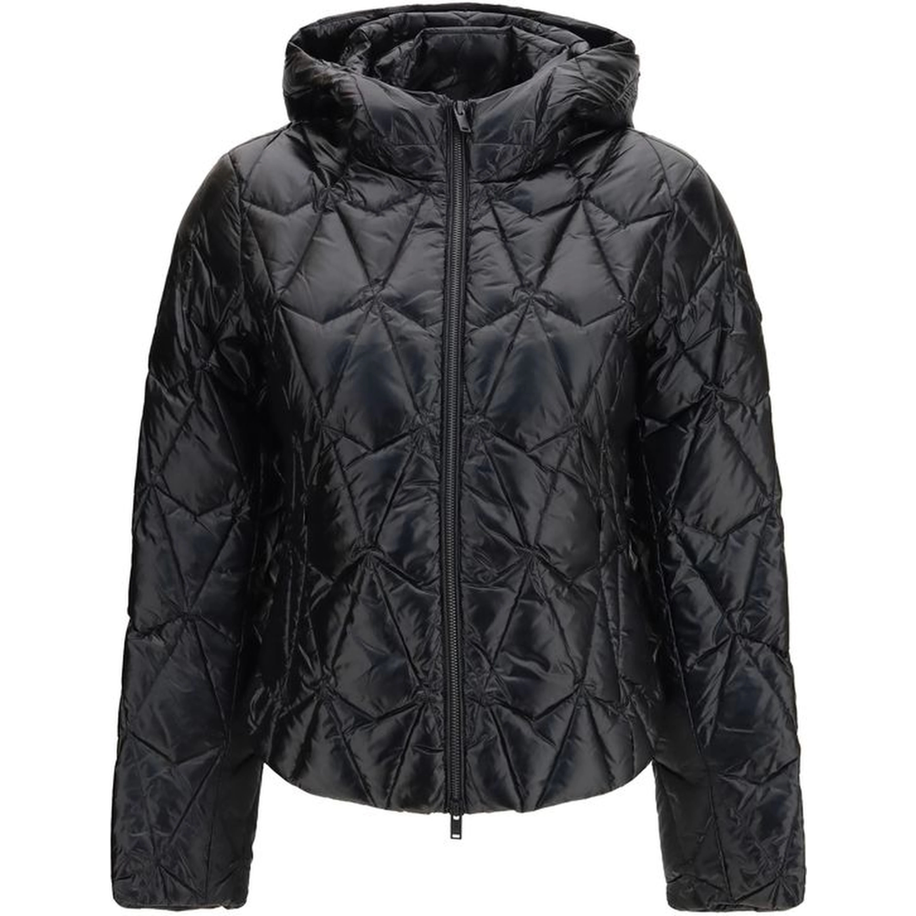 Black Goose Down Full-Length Jacket
