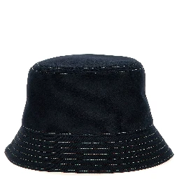 Blue Cotton Bucket Hat