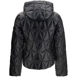 Black Goose Down Full-Length Jacket