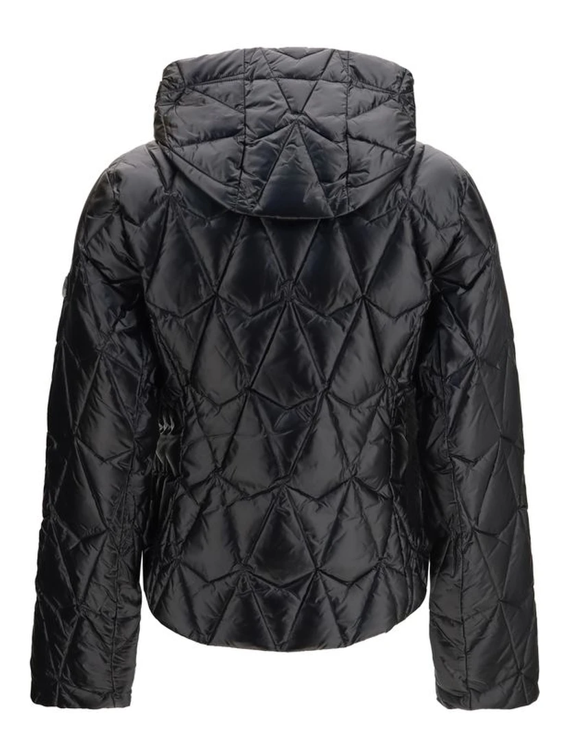 Black Goose Down Full-Length Jacket