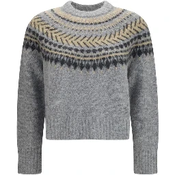Gray Polyamide Sweatshirt