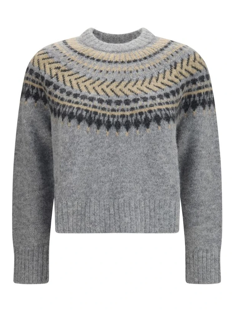 Gray Polyamide Sweatshirt