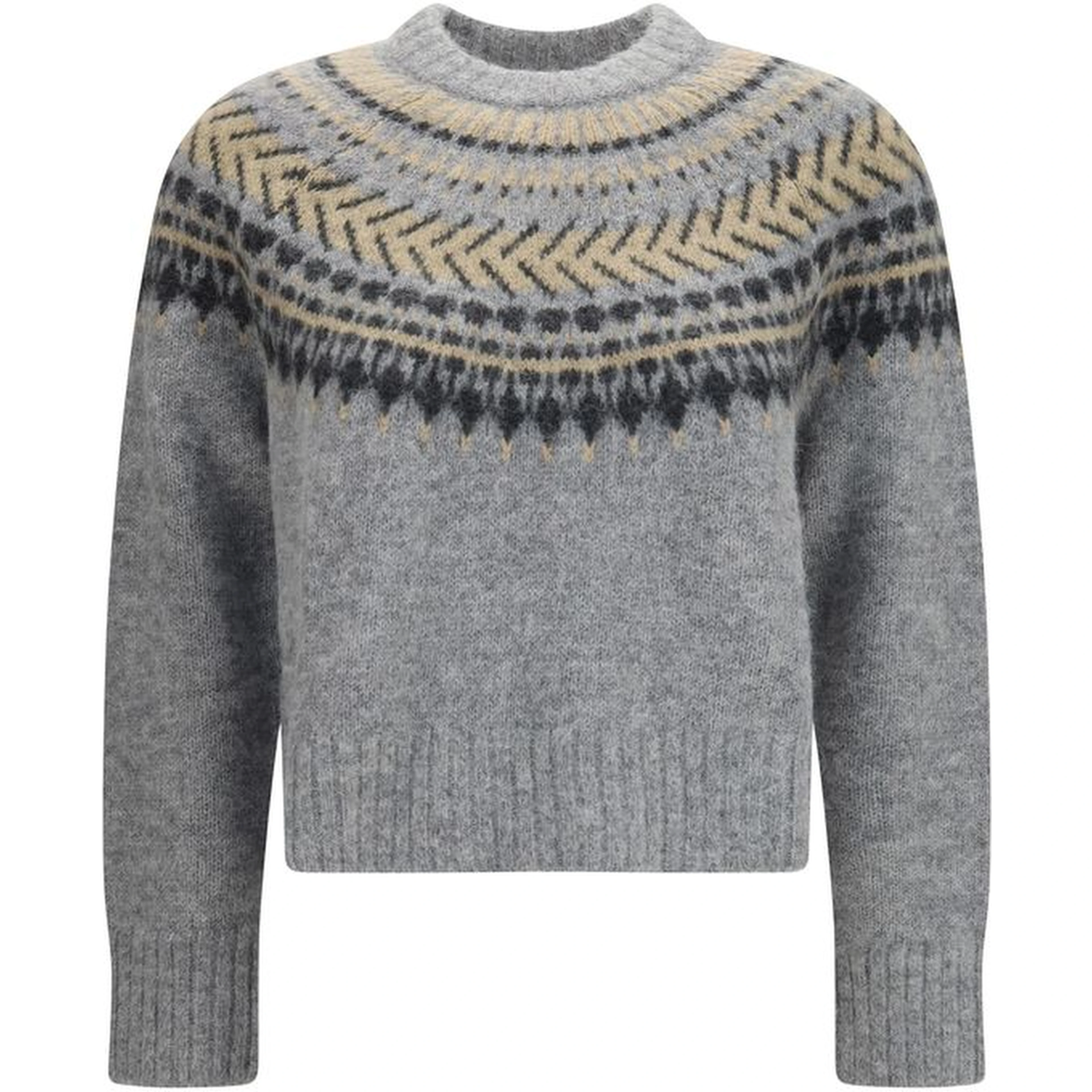 Gray Polyamide Sweatshirt