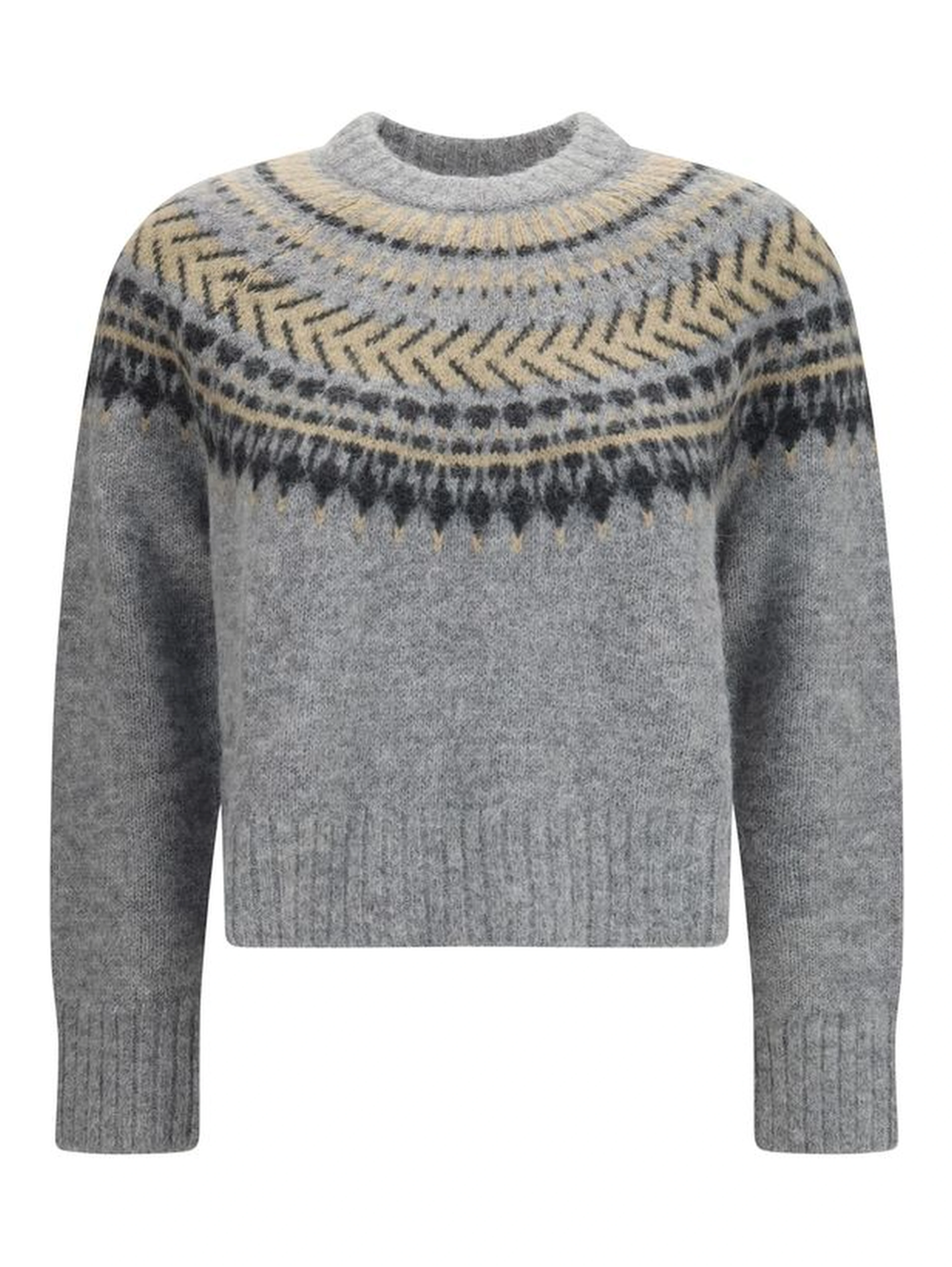 Gray Polyamide Sweatshirt