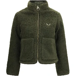 Bicolor Polyester Full-Length Jacket