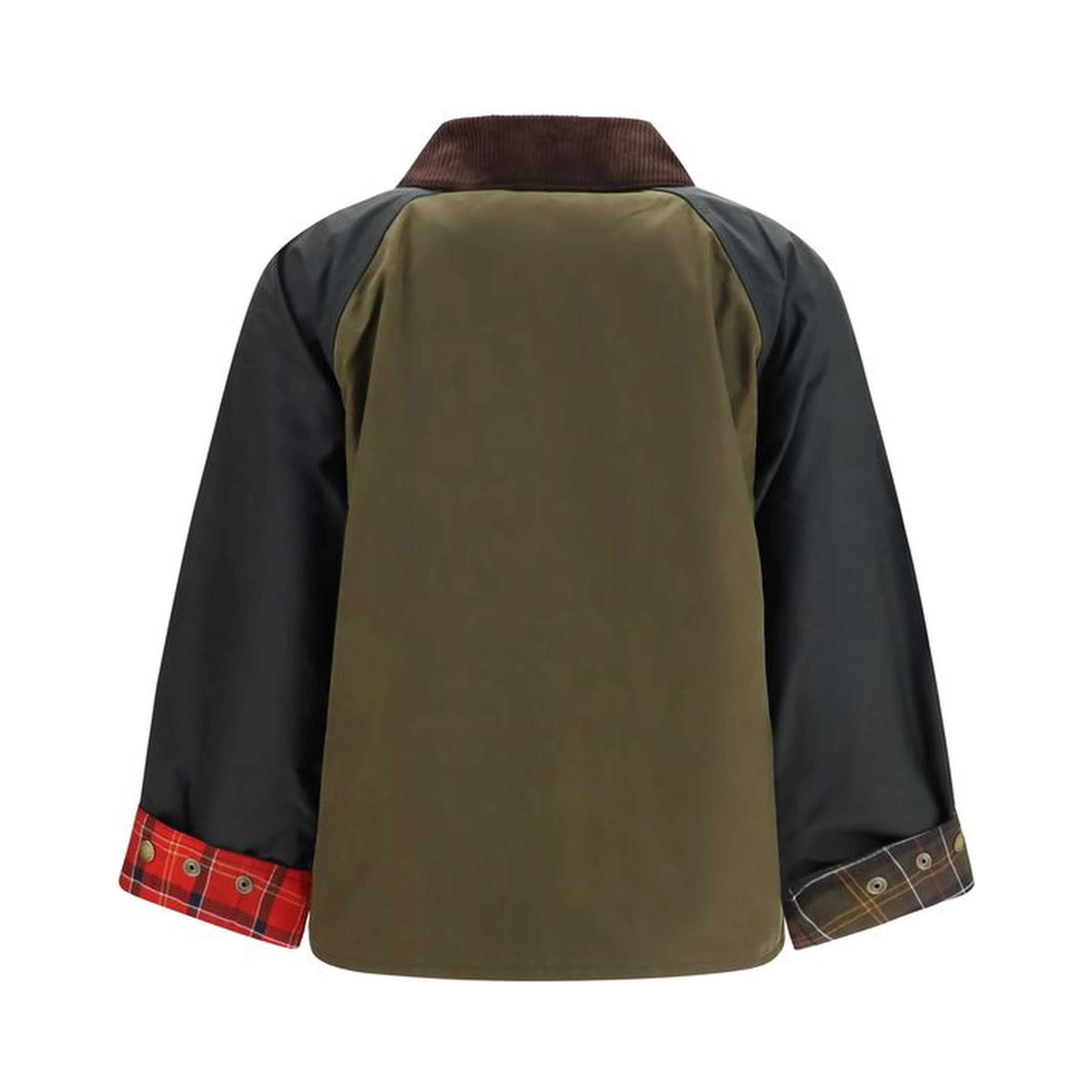 Blue Cotton Full-Length Jacket