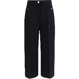 Blue Wool Oves Aries Pantsuit