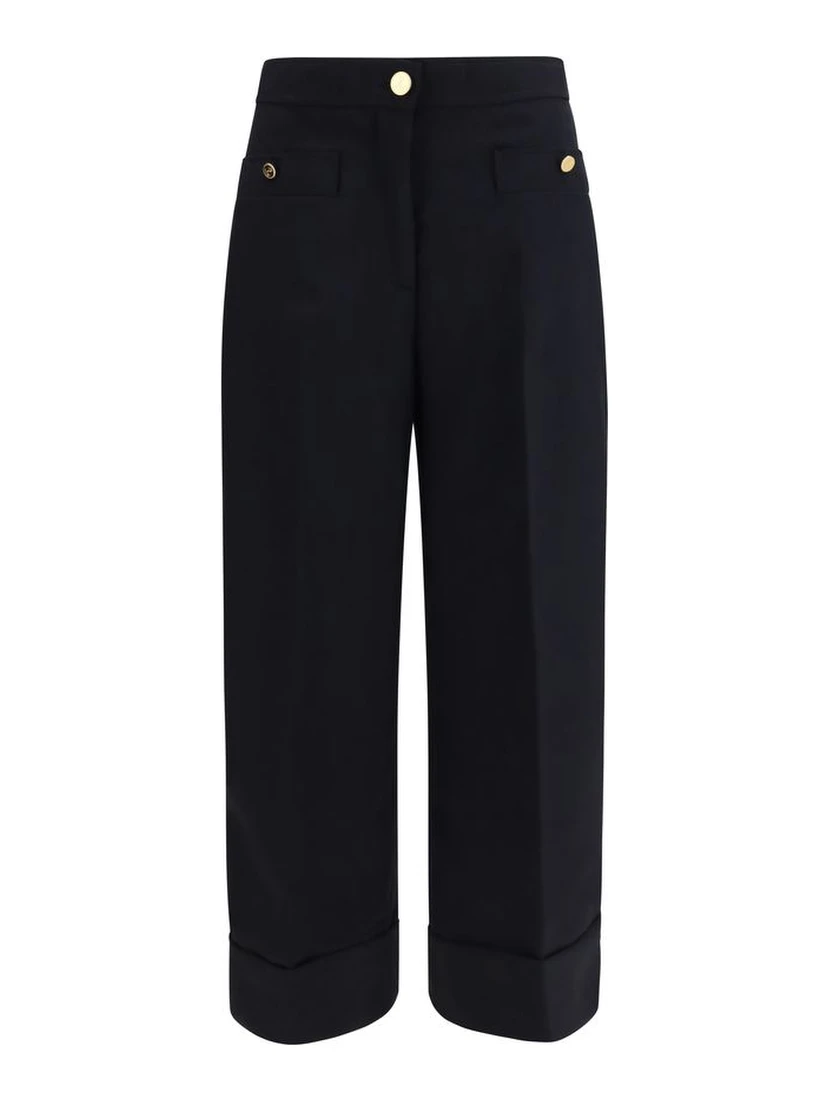 Blue Wool Oves Aries Pantsuit