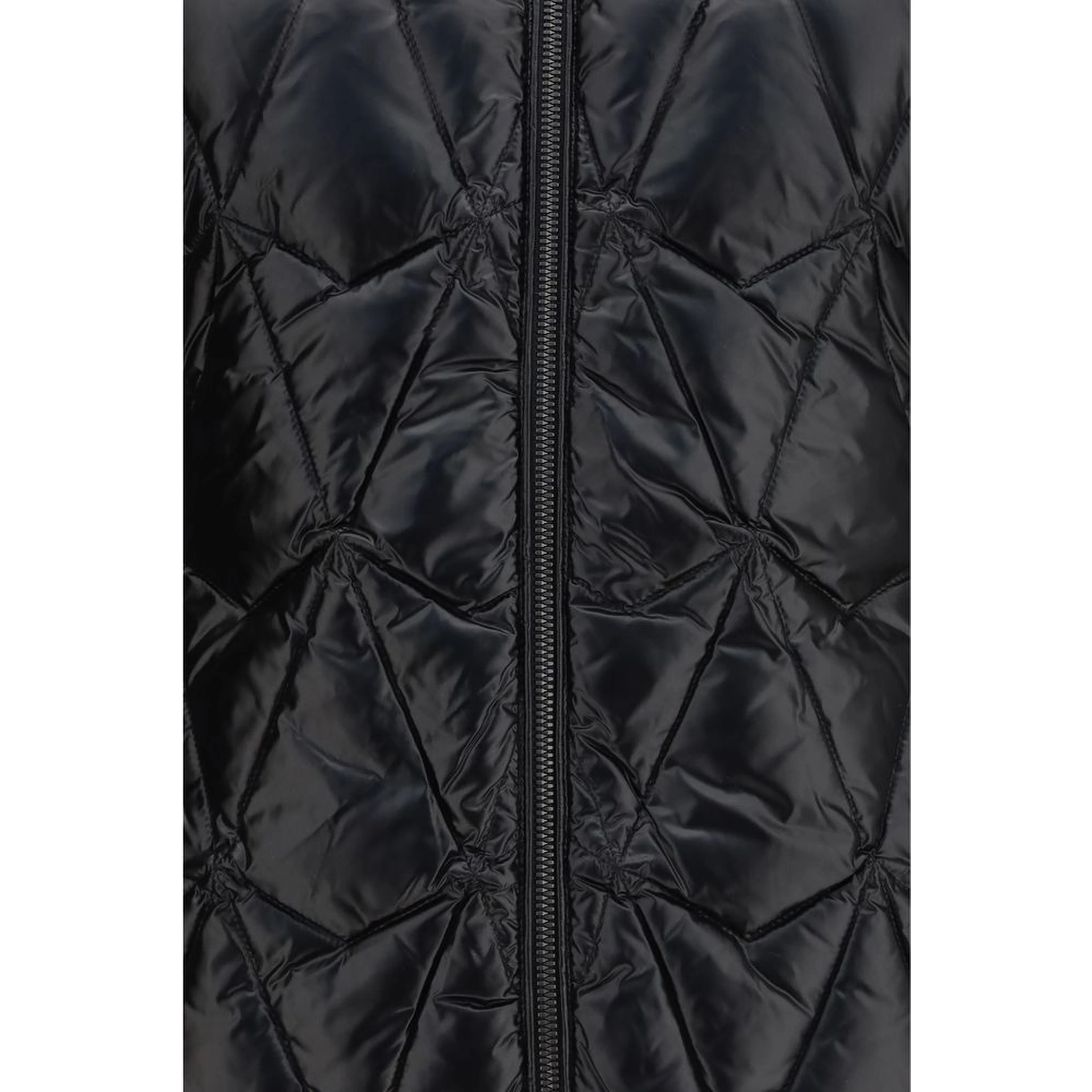 Black Goose Down Full-Length Jacket