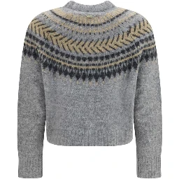Gray Polyamide Sweatshirt