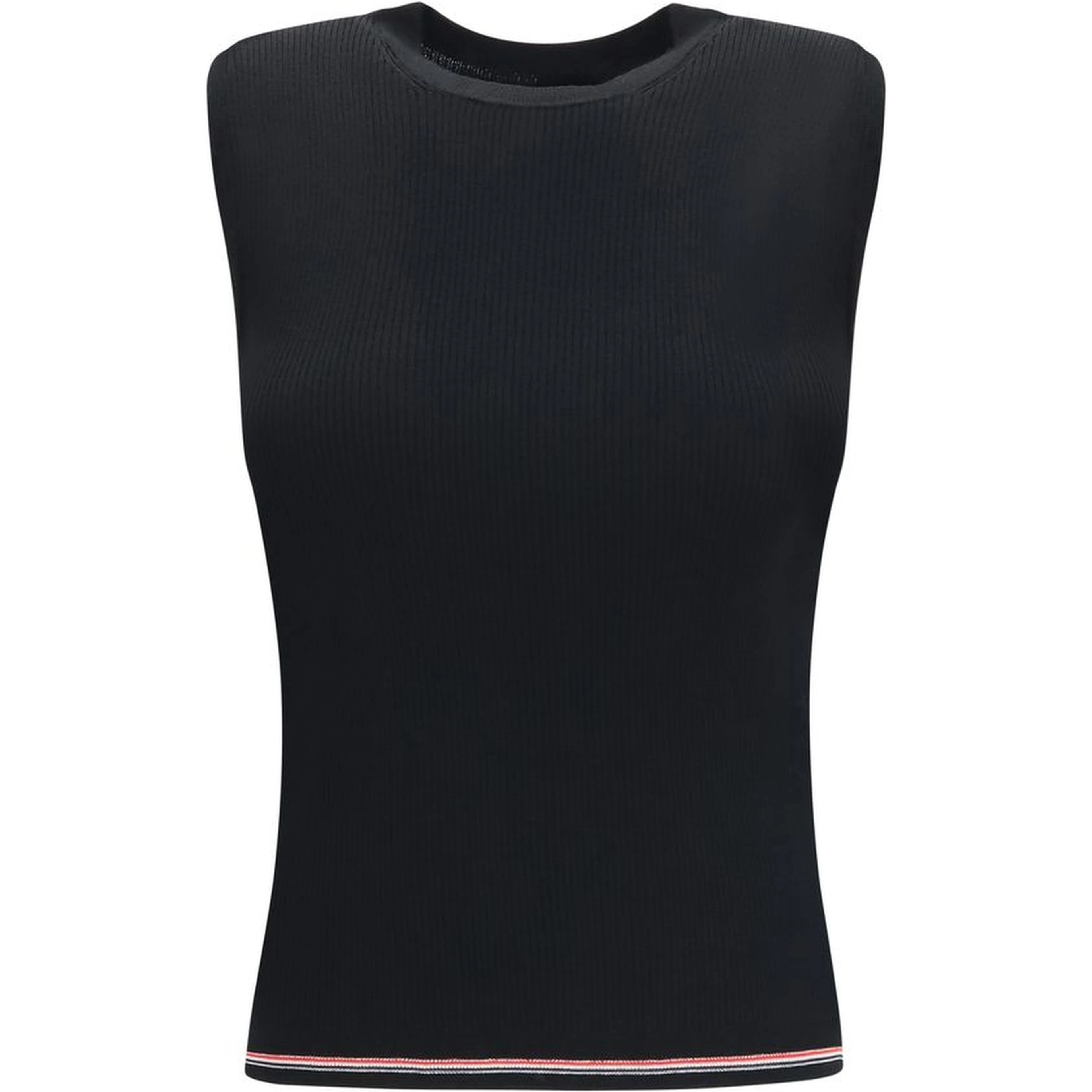 Black Wool Oves Aries Sleeveles T-Shirt