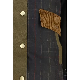 Brown Cotton Shell Jacket
