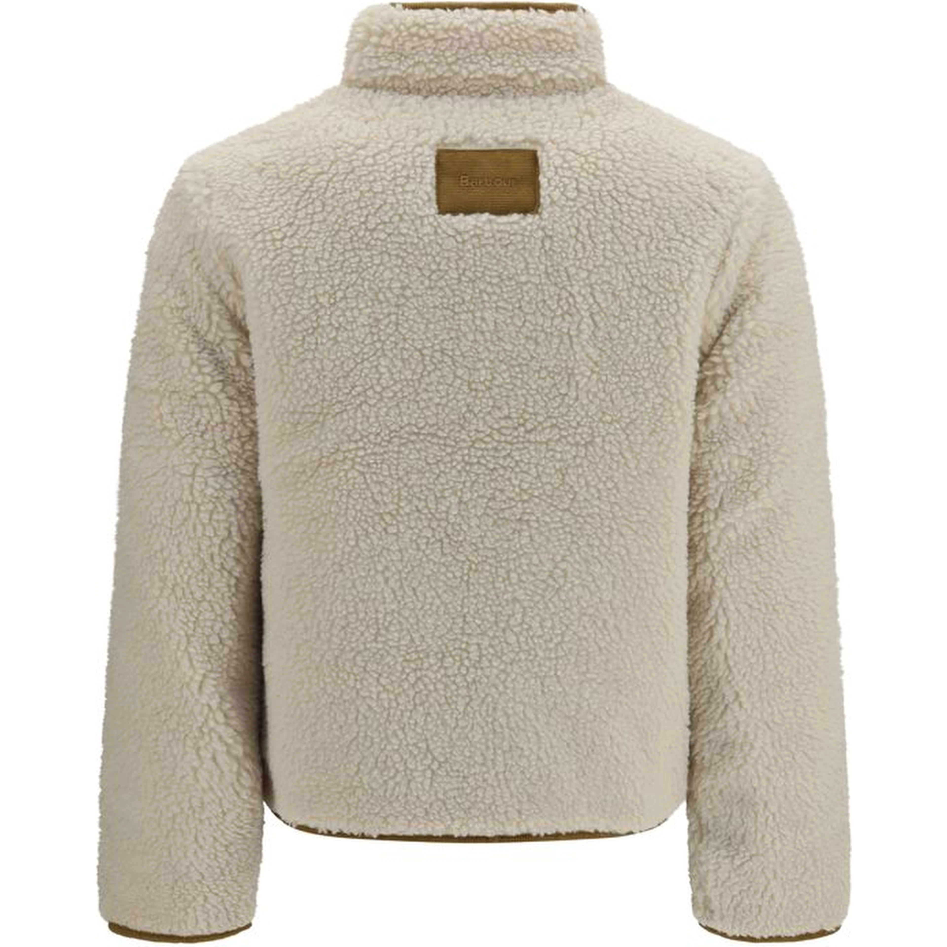 Beige Polyester Full-Length Jacket