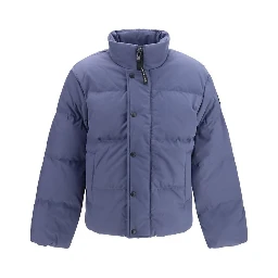 Blue Recycled Polyester Full-Length Jacket
