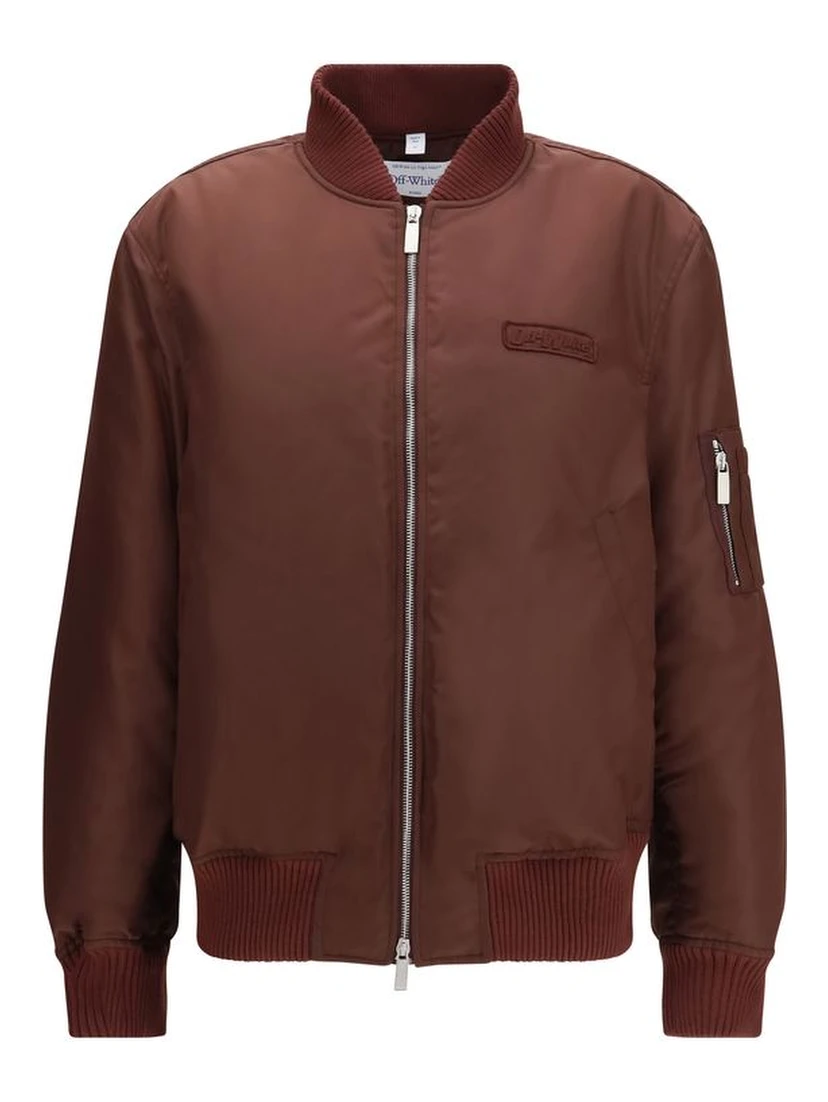 Bordeaux Nylon Bomber