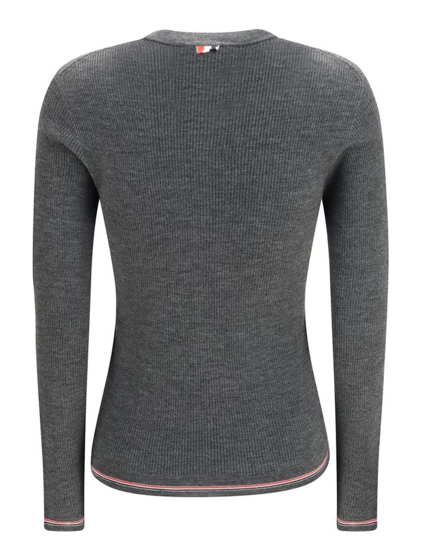 Gray Wool Oves Aries Cardigan