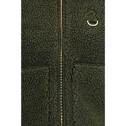 Bicolor Polyester Full-Length Jacket