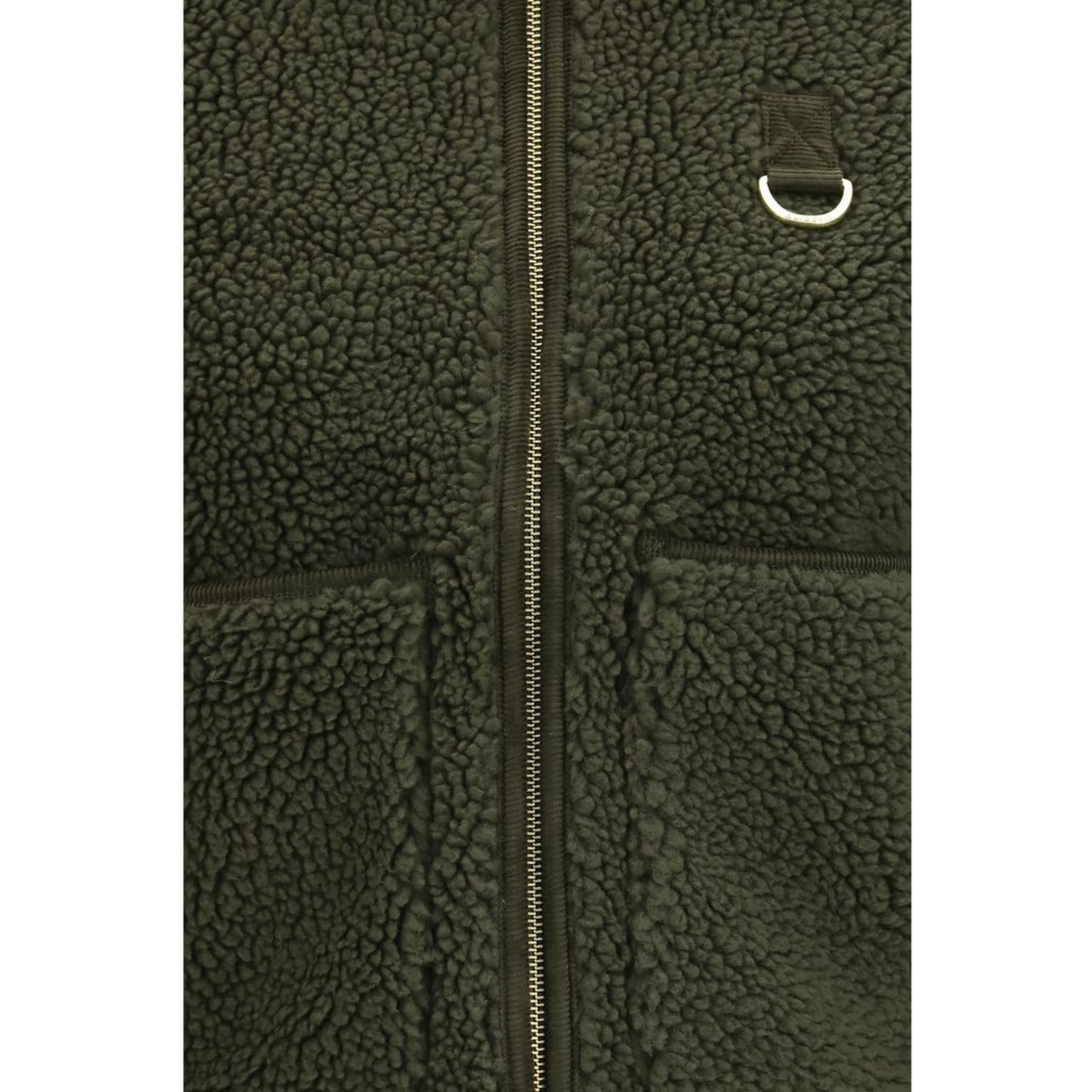 Bicolor Polyester Full-Length Jacket