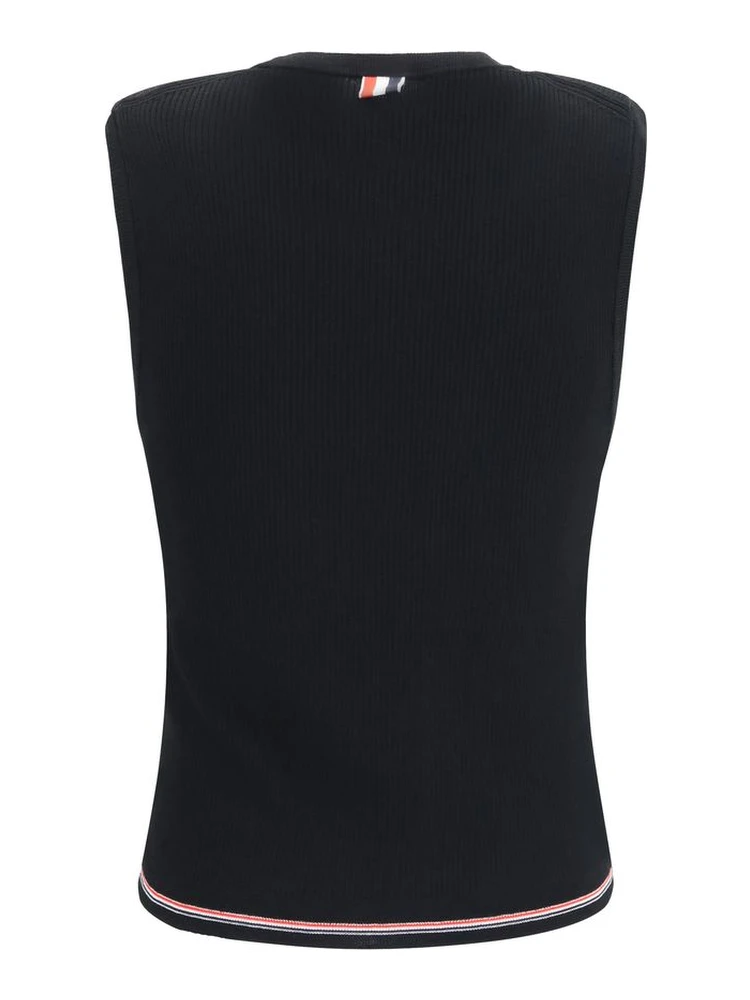 Black Wool Oves Aries Sleeveles T-Shirt alternative