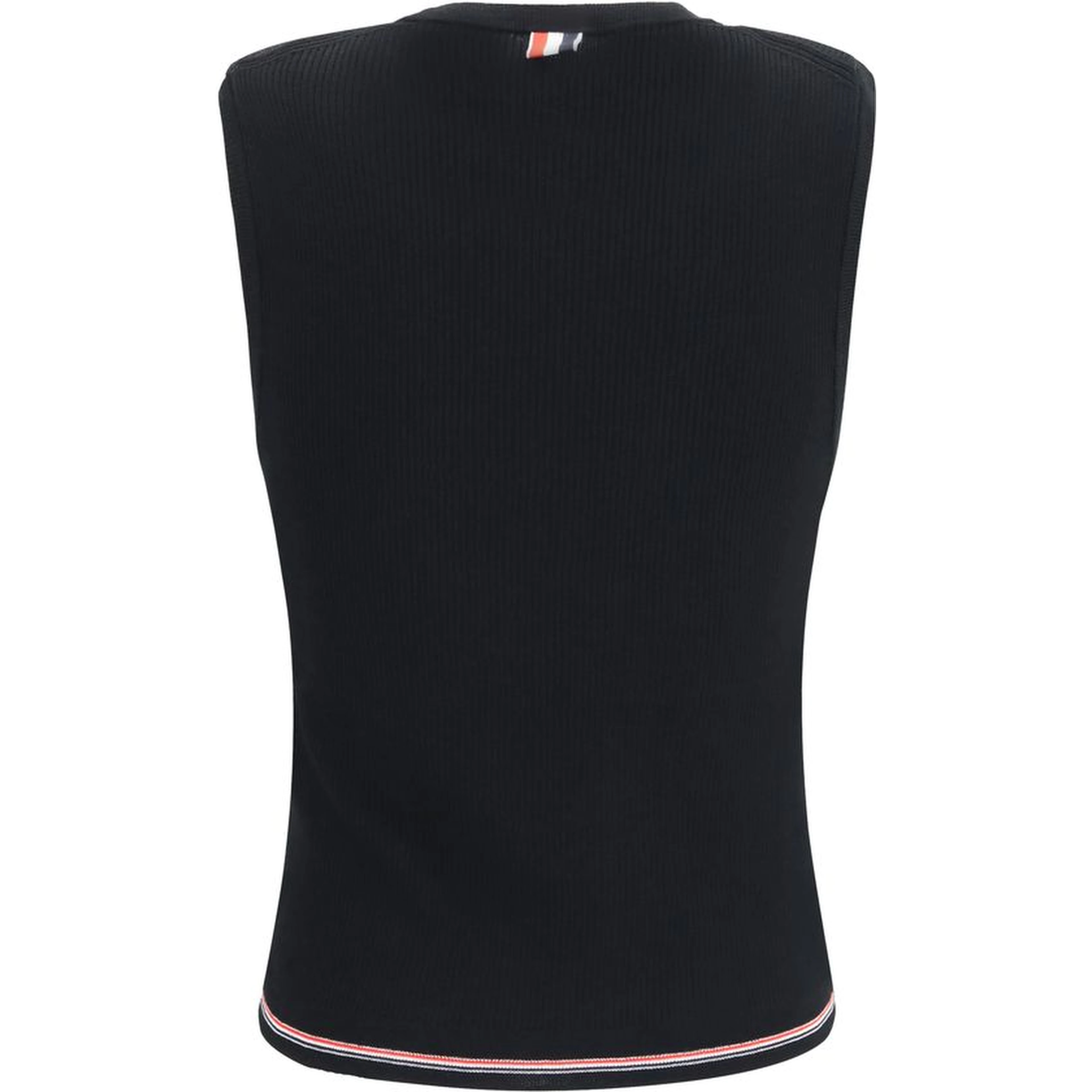 Black Wool Oves Aries Sleeveles T-Shirt