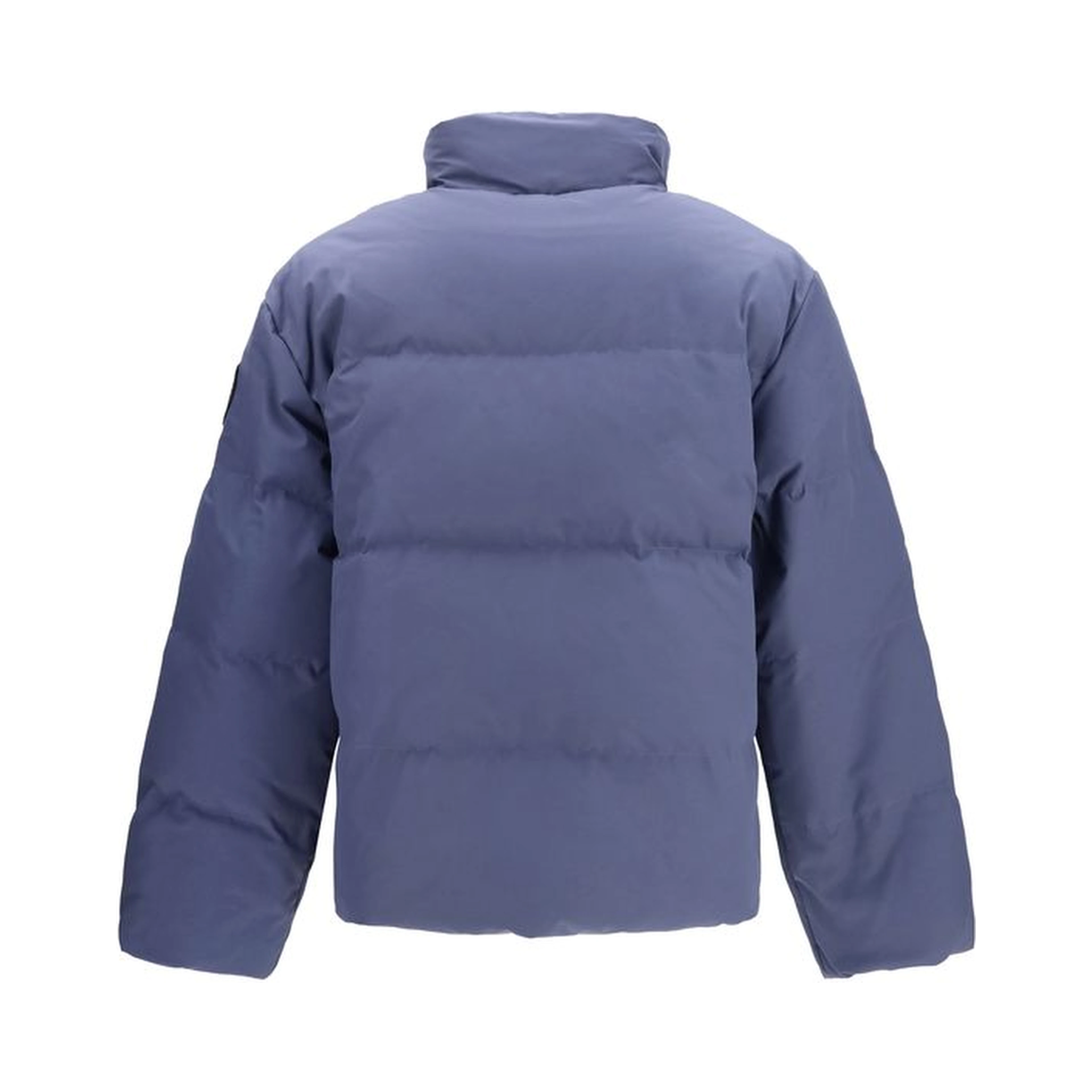 Blue Recycled Polyester Full-Length Jacket
