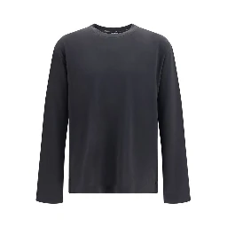 Black Paper Long Sleeve T-Shirt