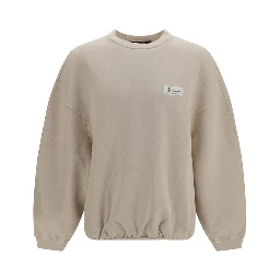 Beige Cotton Sweatshirt