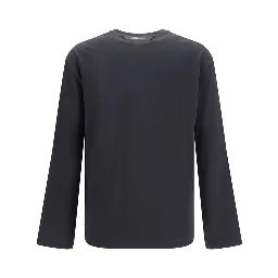 Black Paper Long Sleeve T-Shirt