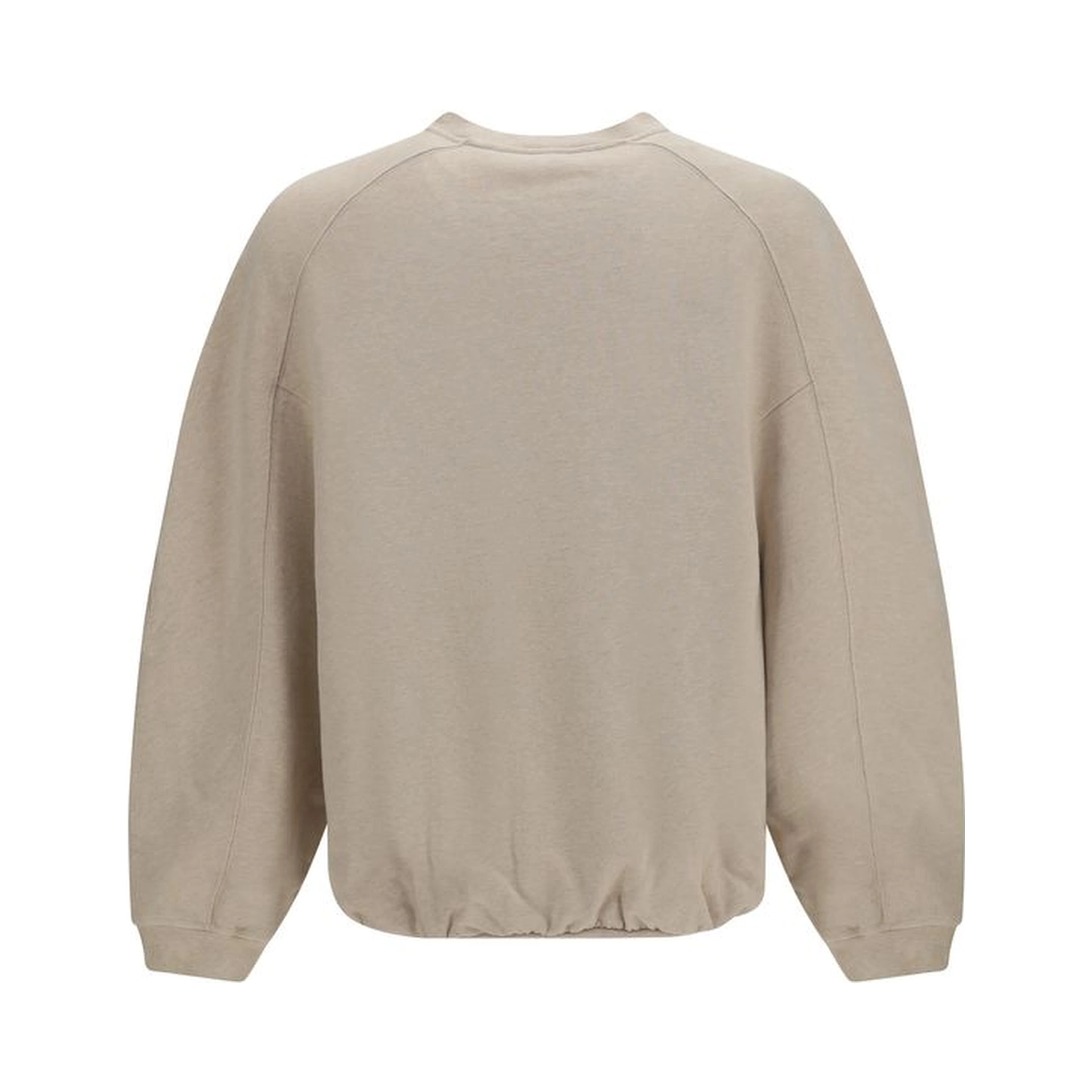 Beige Cotton Sweatshirt