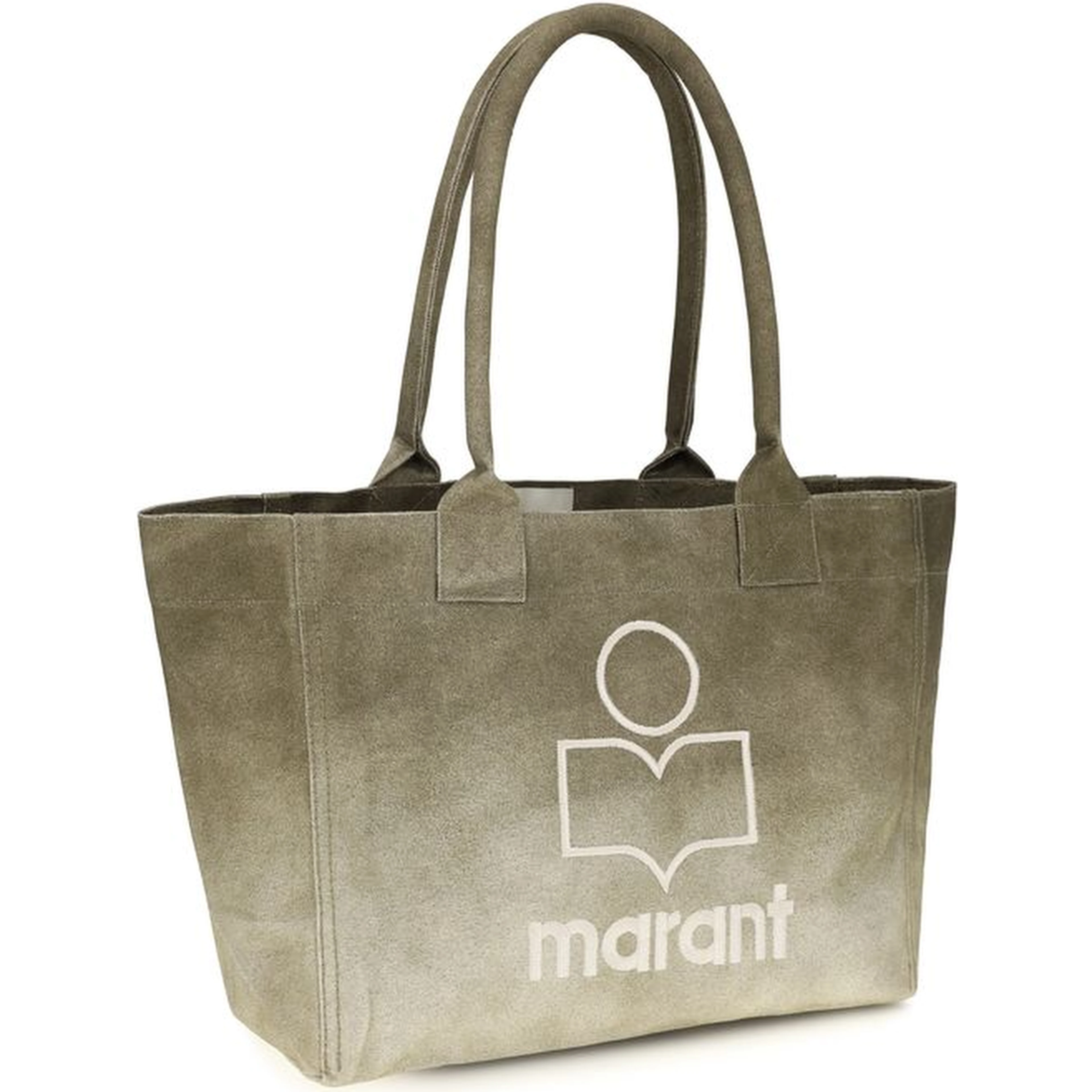 Bicolor Cotton Shoulder Bag