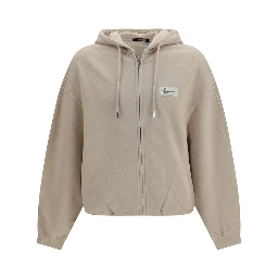 Beige Cotton Sweatshirt