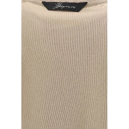 Beige Paper Long Sleeve T-Shirt