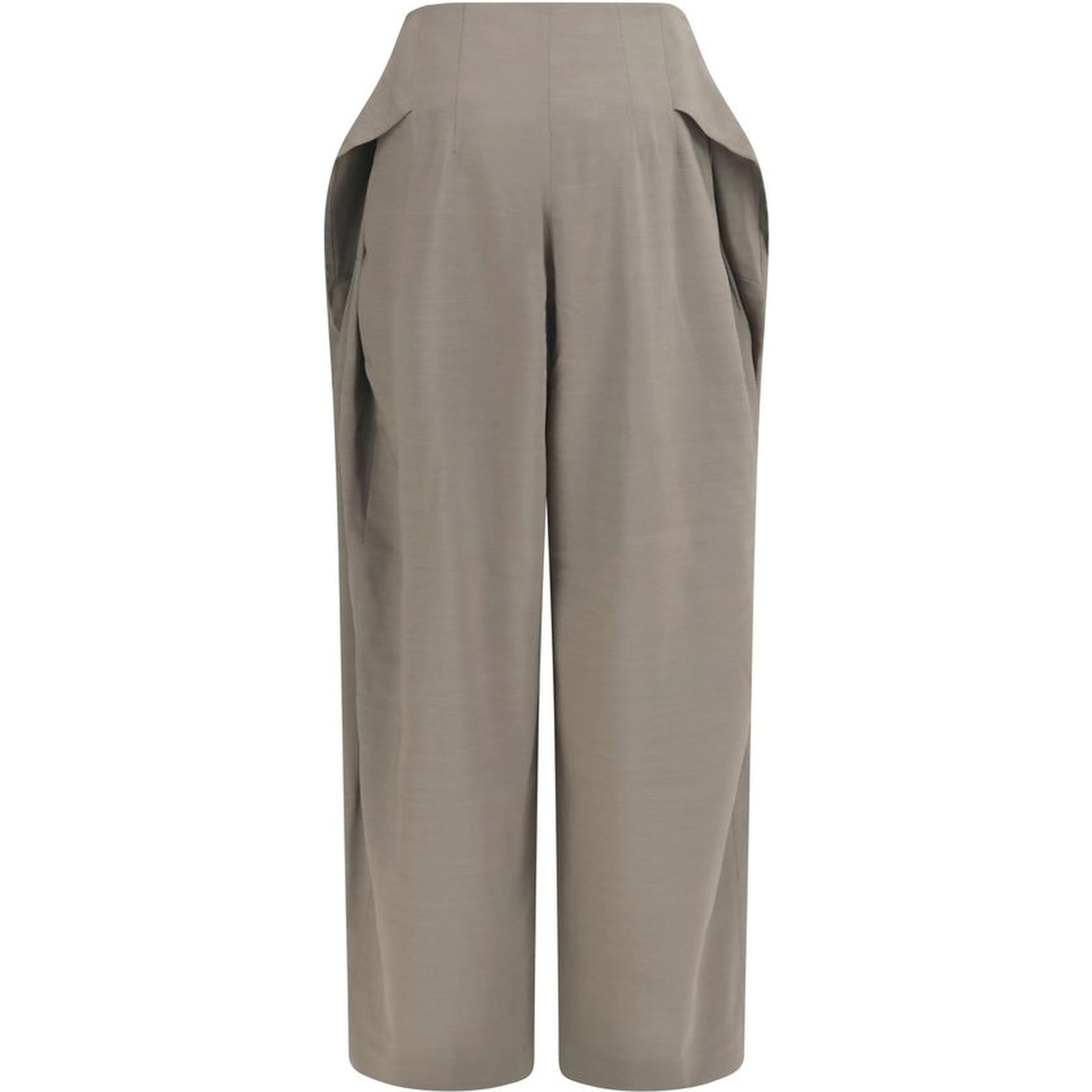 Gray Wool Oves Aries Flared Pants