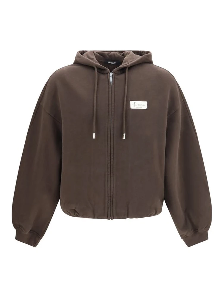 Brown Cotton Sweatshirt