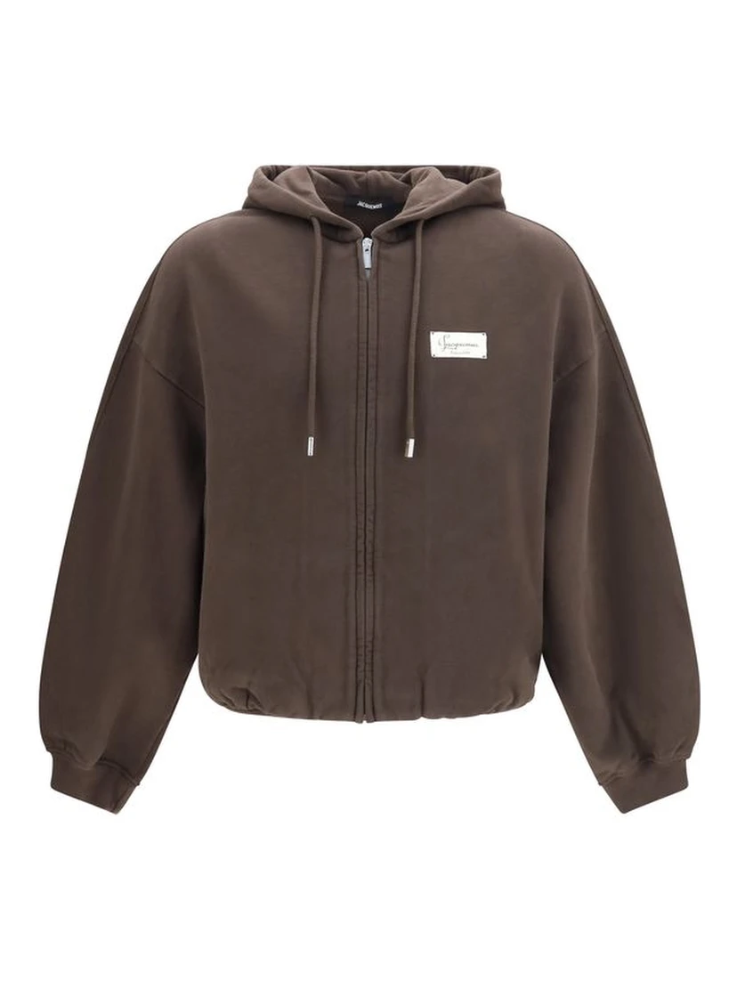 Brown Cotton Sweatshirt