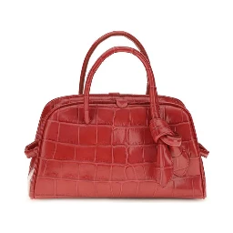 Red Calf Leather Bos Taurus Shoulder Bag