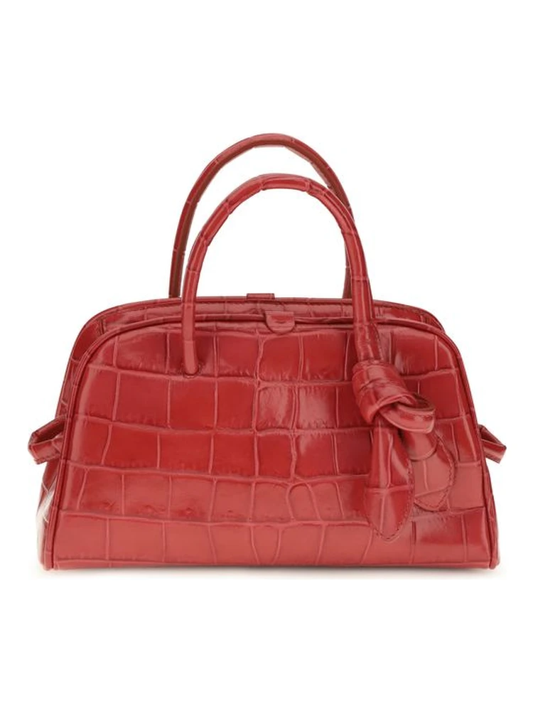 Red Calf Leather Bos Taurus Shoulder Bag