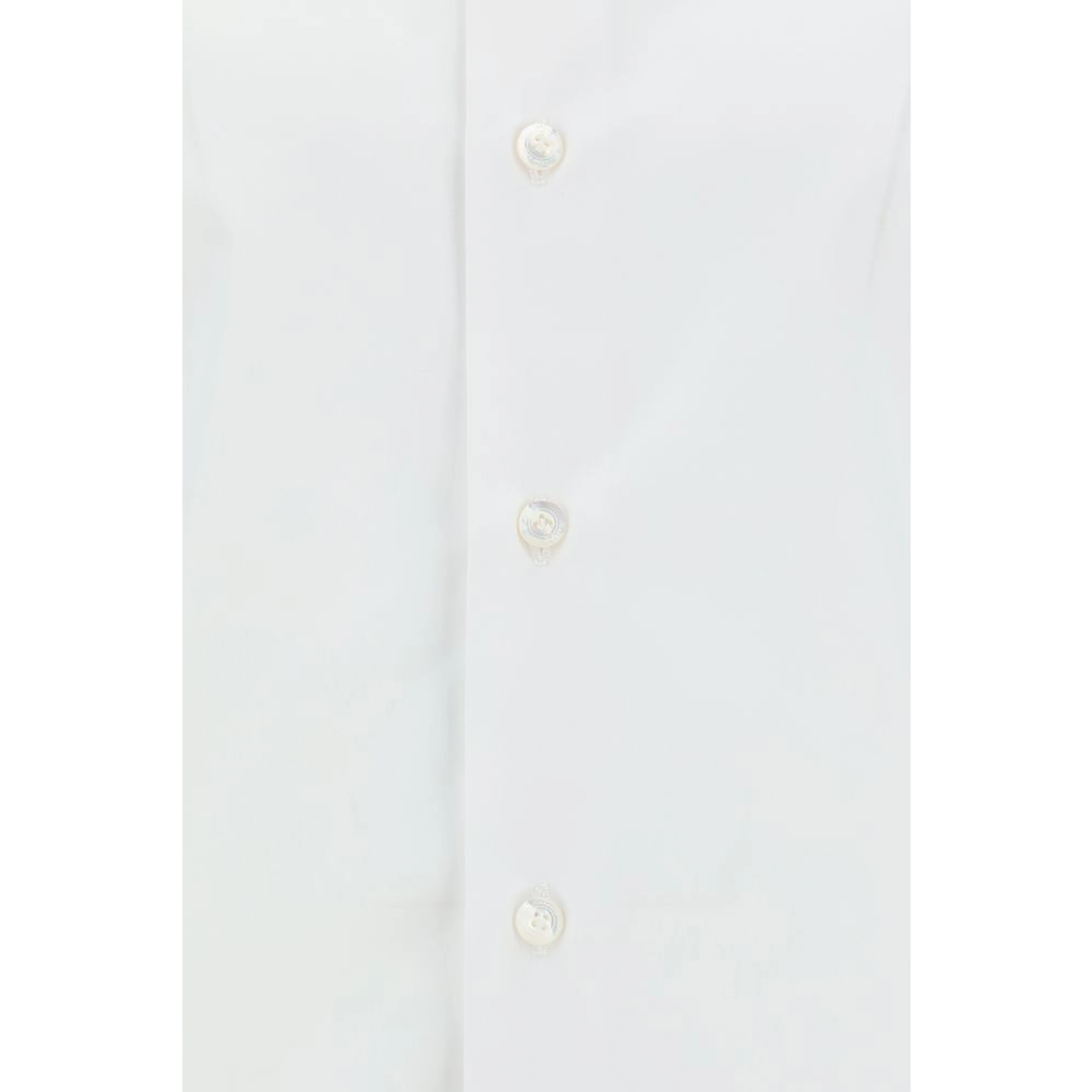 White Cotton Dress Shirt