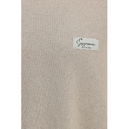 Beige Cotton Sweatshirt