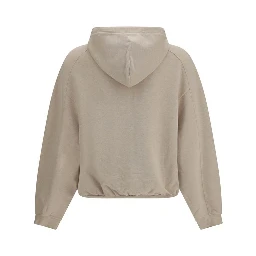 Beige Cotton Sweatshirt