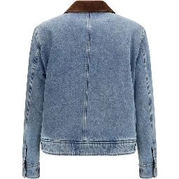 Blue Cotton Denim Jacket