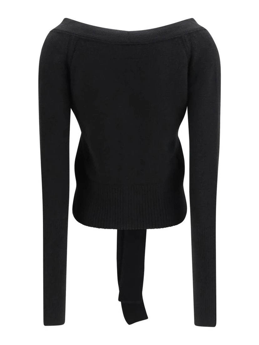 Black Cashmere Cardigan