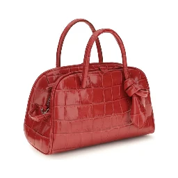 Red Calf Leather Bos Taurus Shoulder Bag
