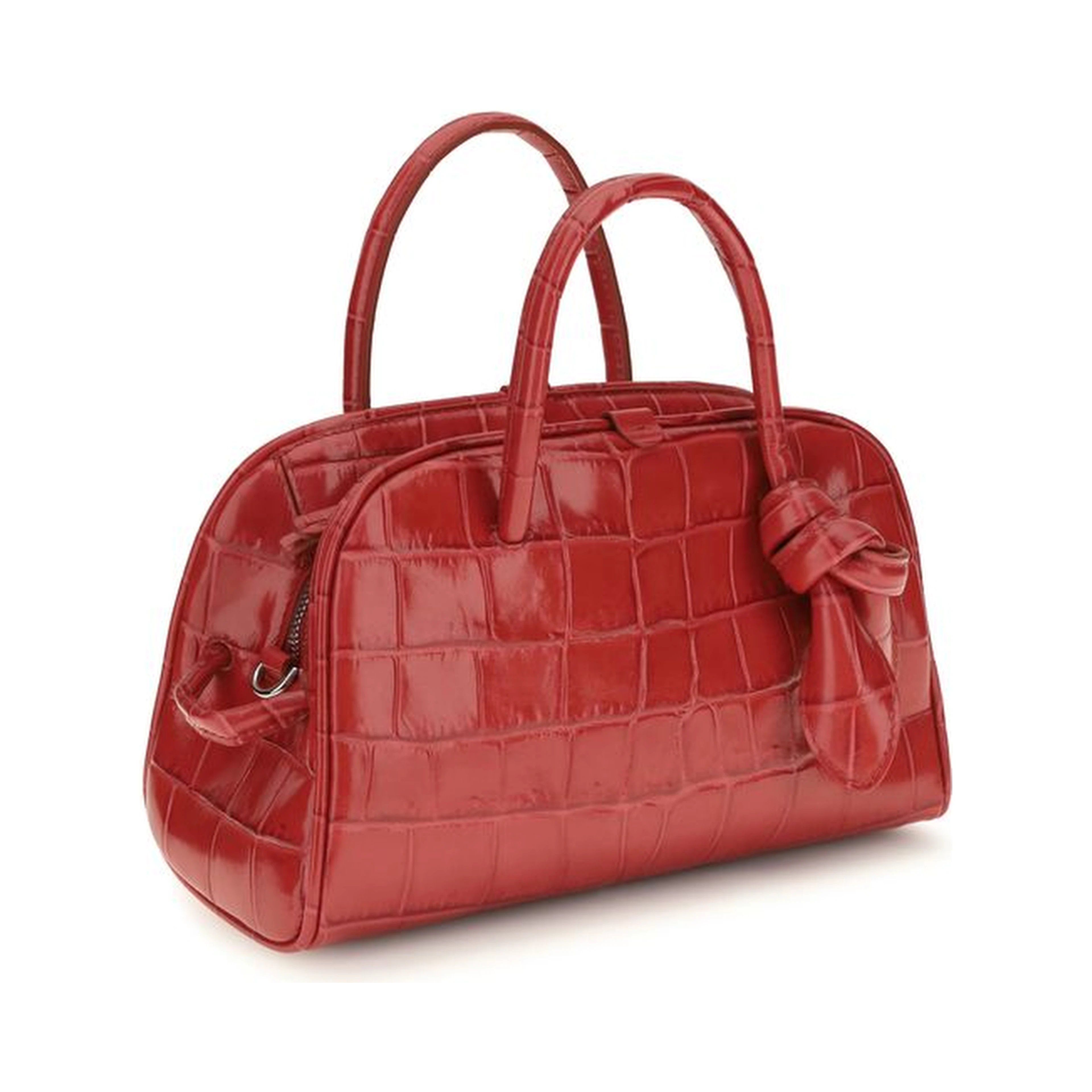 Red Calf Leather Bos Taurus Shoulder Bag