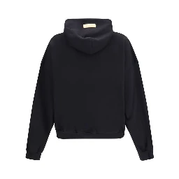 Black Cotton Sweatshirt