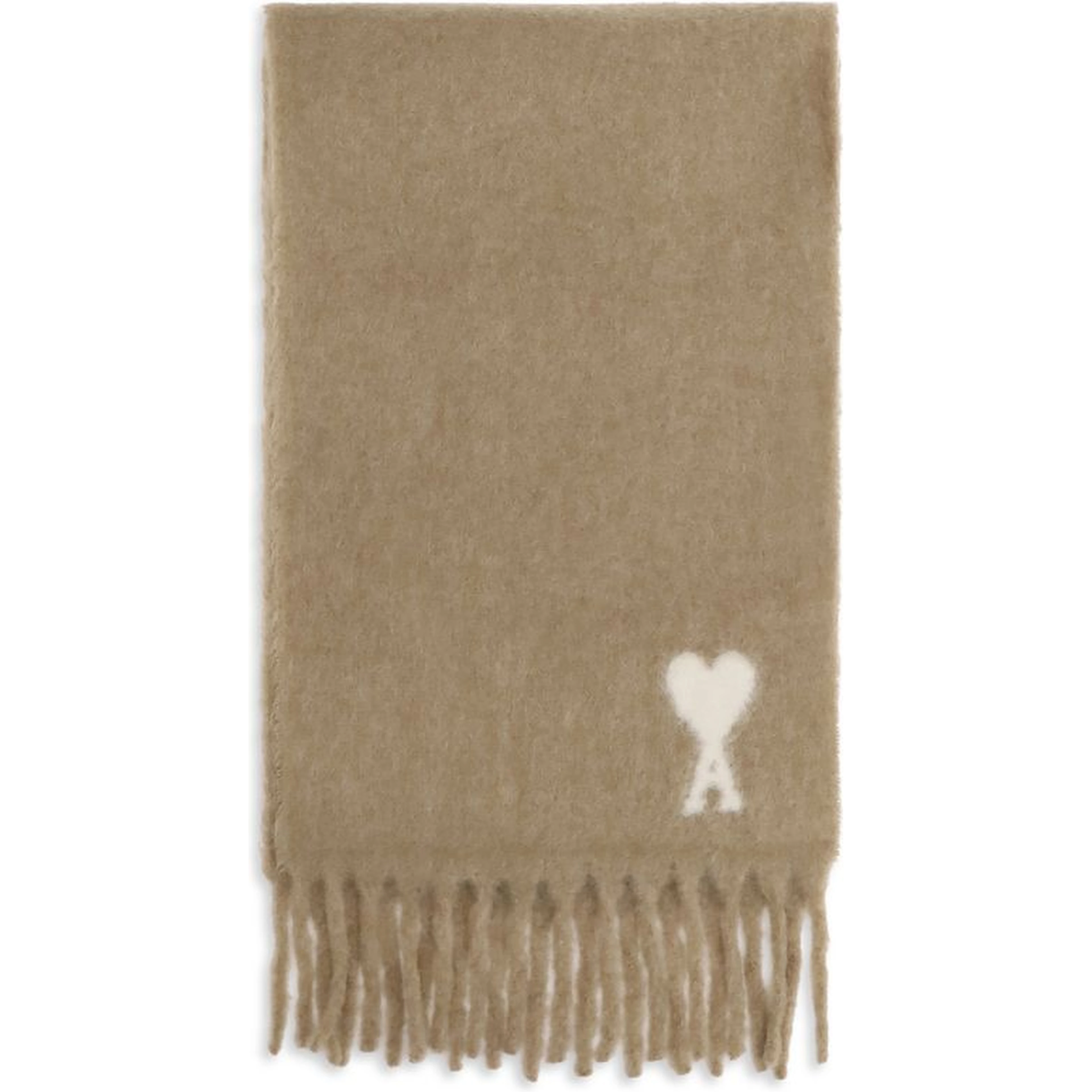 Beige Alpaca Vicugna Pacos Scarf