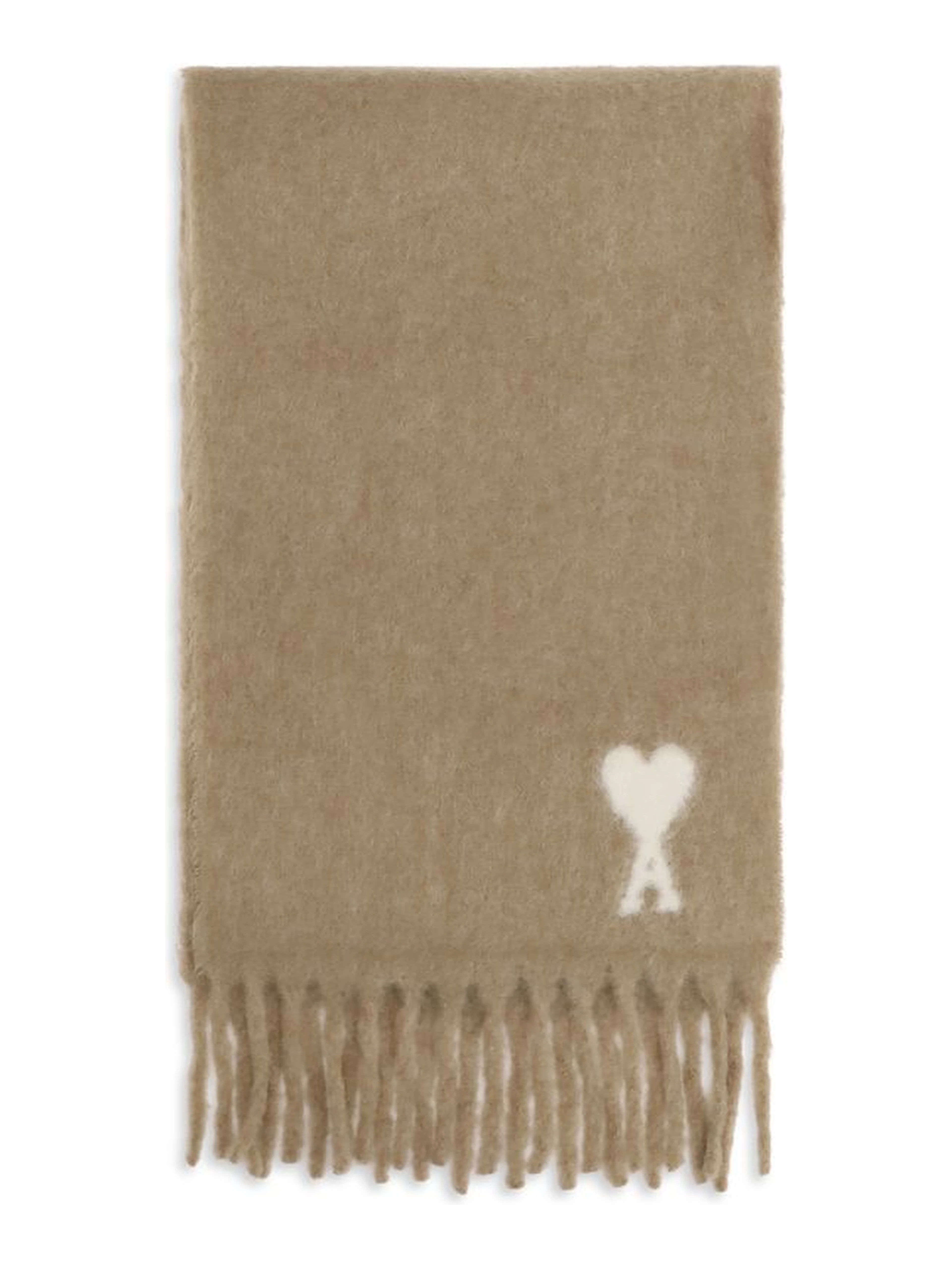 Beige Alpaca Vicugna Pacos Scarf