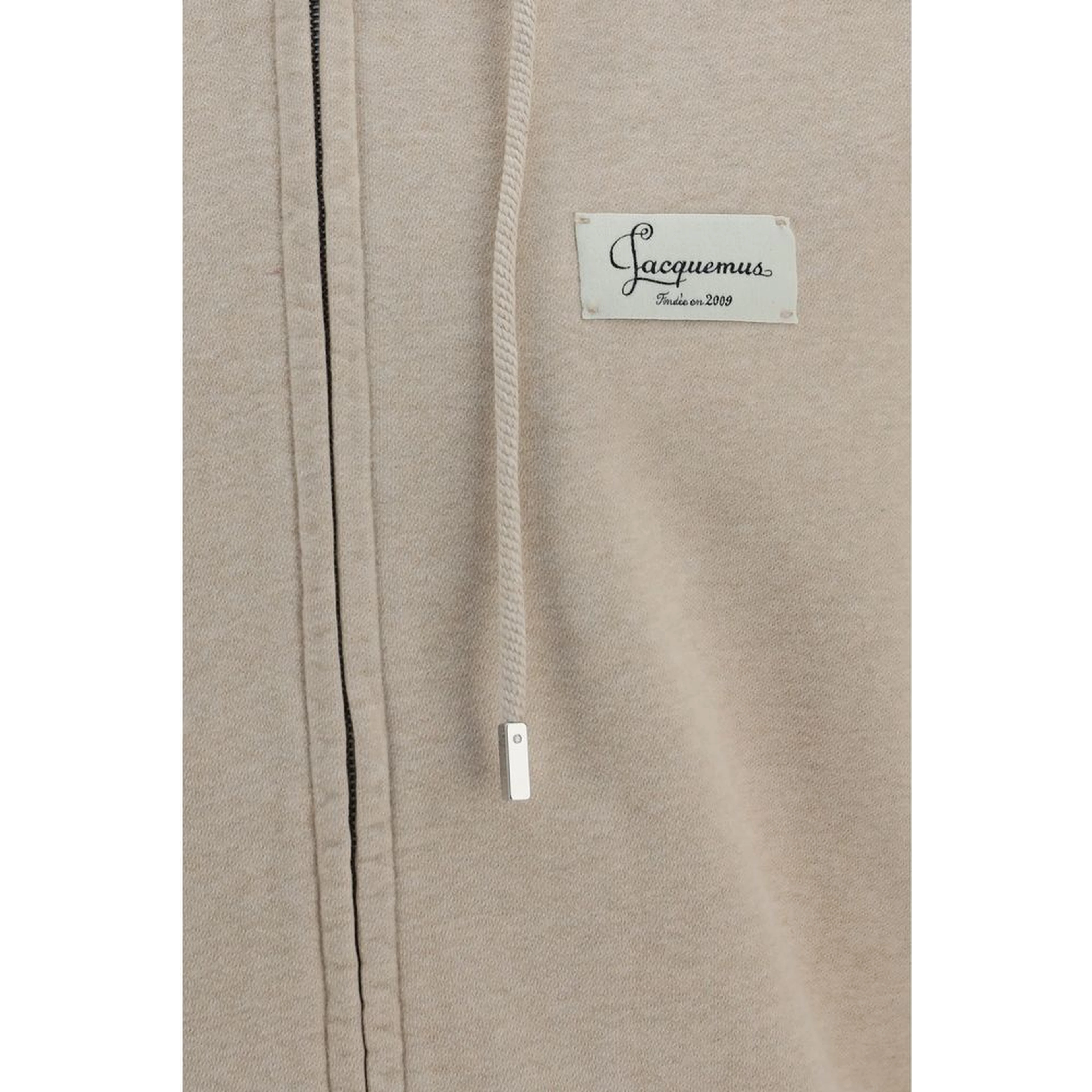 Beige Cotton Sweatshirt