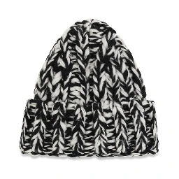 Black Wool Oves Aries Beanie